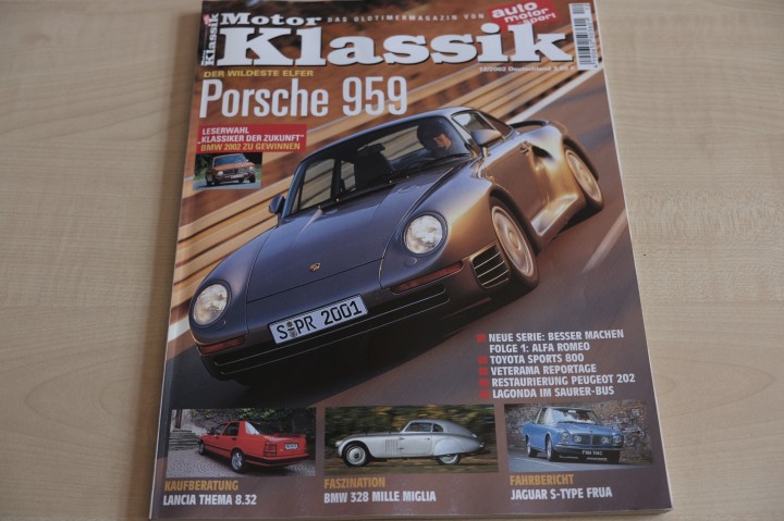 Deckblatt Motor Klassik (12/2002)